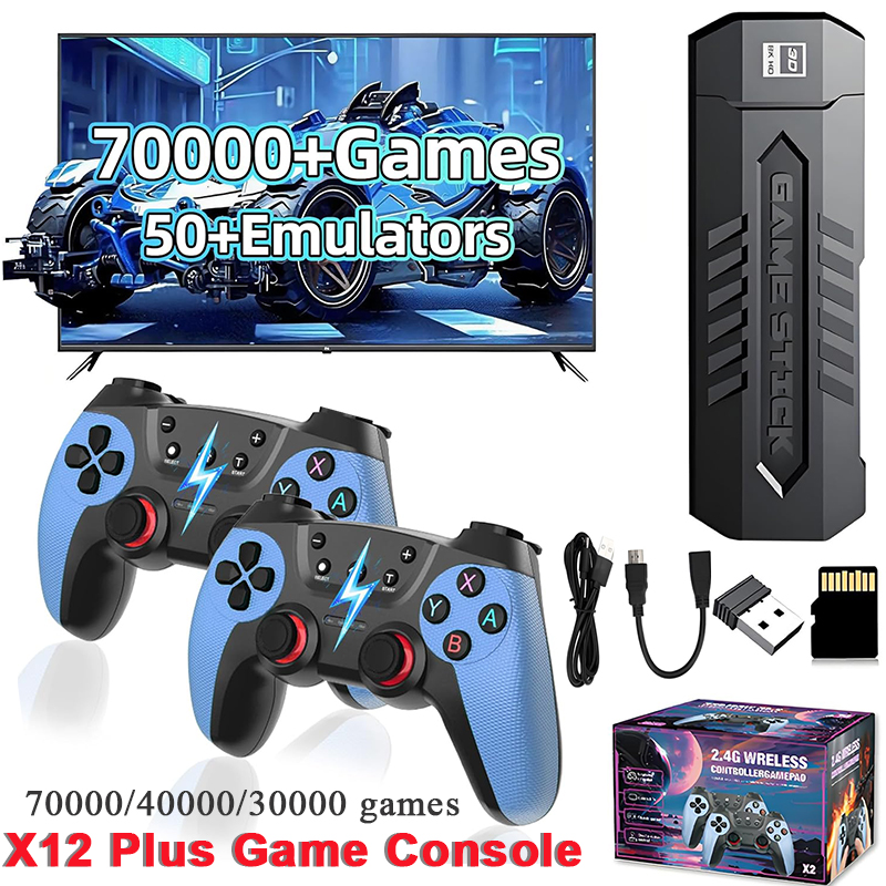Retro X8 Gaming Console - X2 Retro Game Stick with 128GB