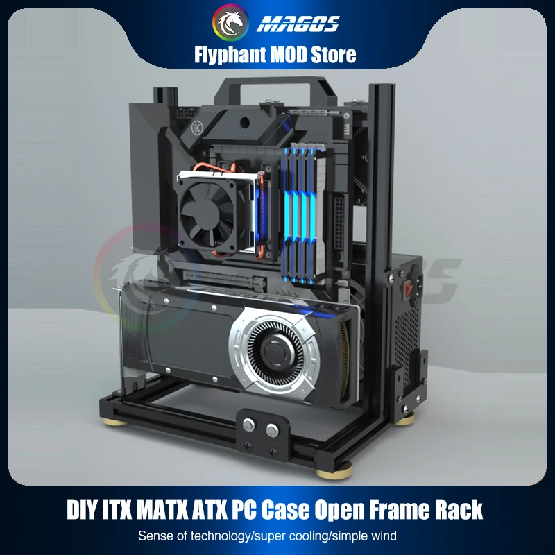 Retro Gaming Pc Case - DIY Gamer Cabinet ITX MATX ATX