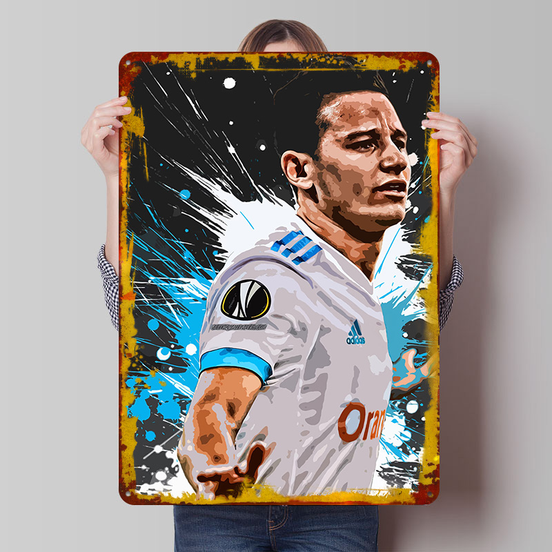 Retro Gaming At - Florian Thauvin Painting Metal Poster Custom