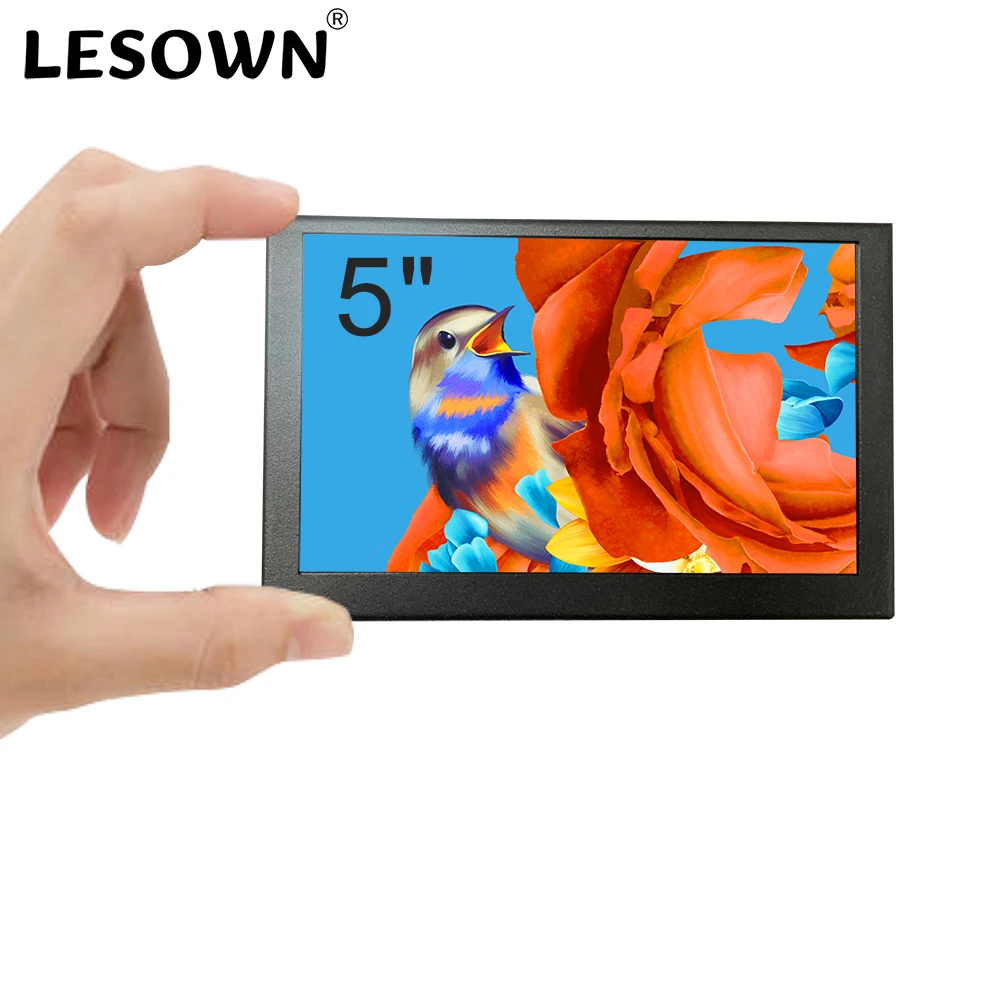 LESOWN 5 Inch Mini Monitor IPS - Retro Gaming Monitor ulasan dan harga