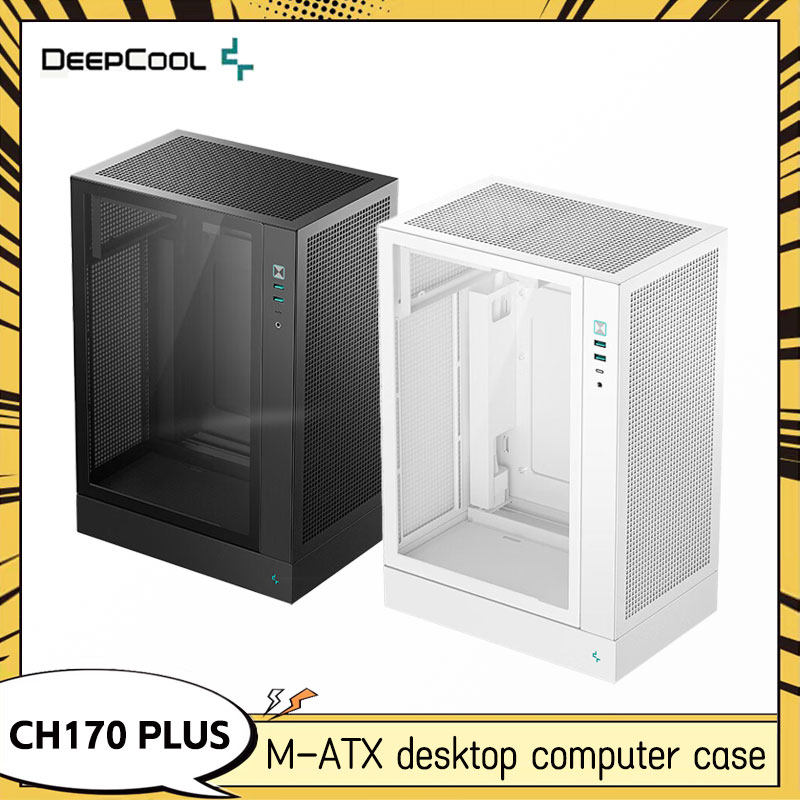DEEPCOOL CH170 PLUS MATX Verti - Retro Gaming Pc Case ulasan dan harga