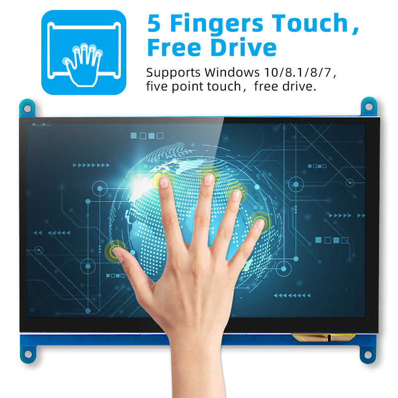 7 Inch Touch Screen 1024*600 I - Retro Gaming Monitor ulasan dan harga