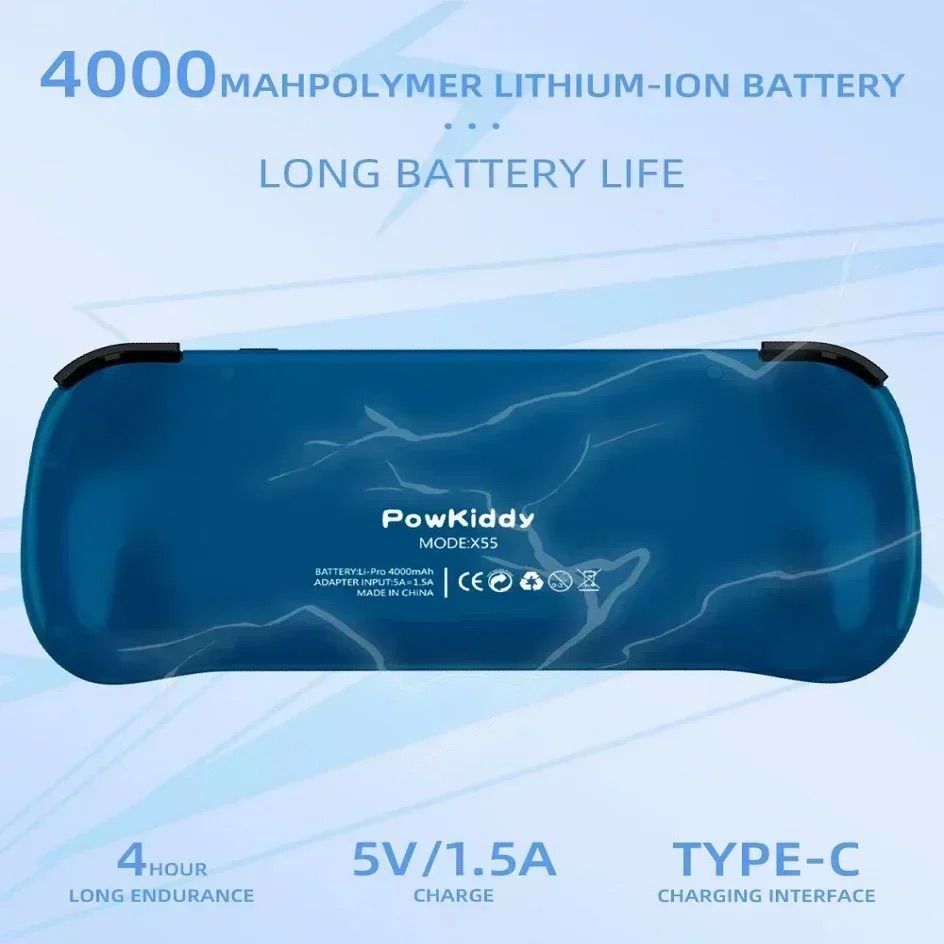 POWKIDDY X55 Handheld Game Con - Retro X8 Gaming Console ulasan dan harga