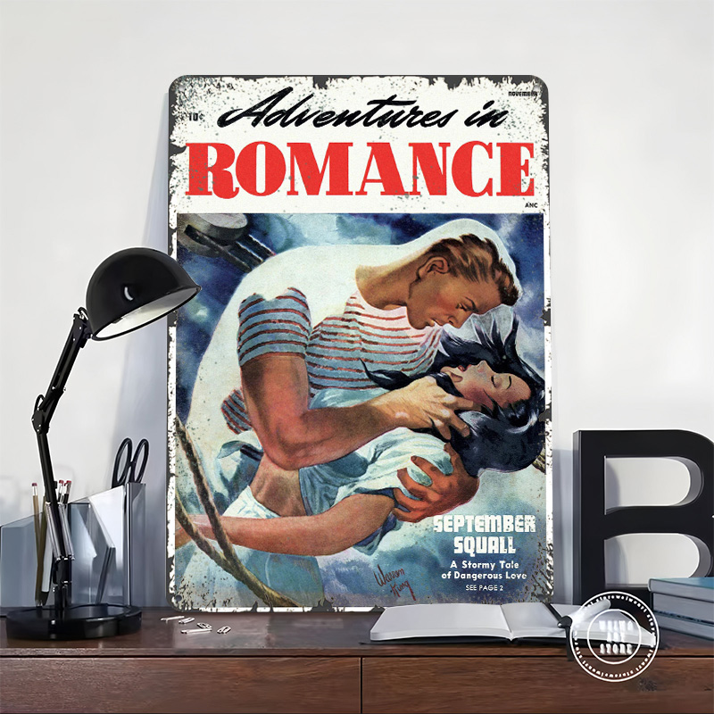 ADVENTURES IN ROMANCE Tinplate - Retro Gaming At ulasan dan harga