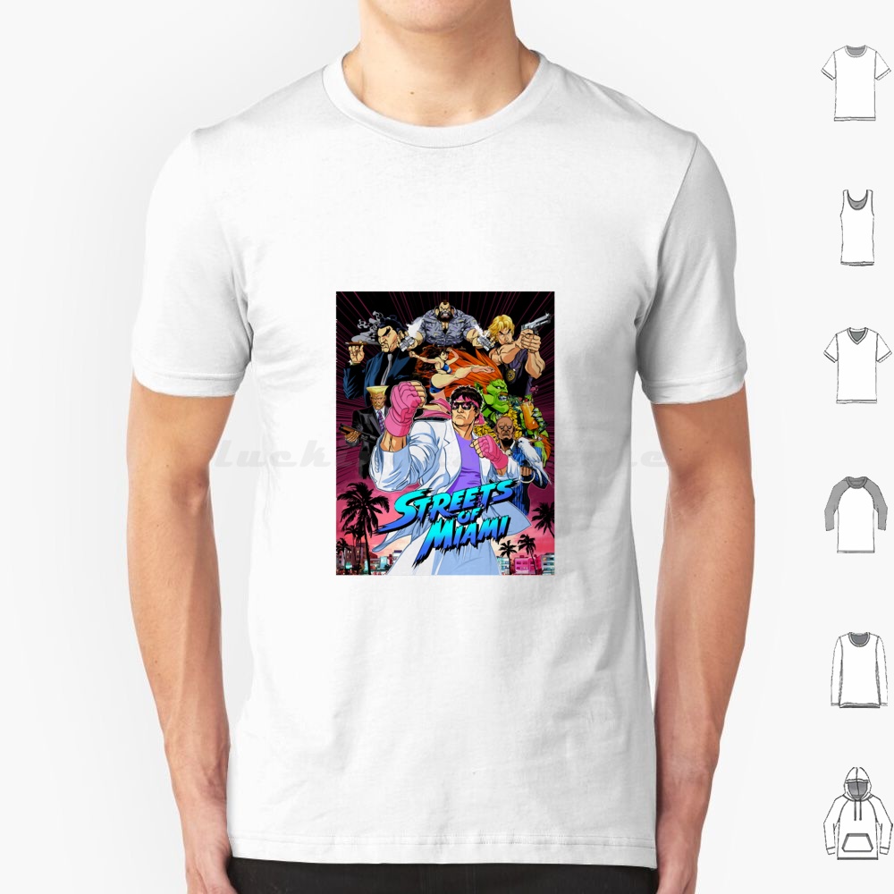 Streets Of Miami T Shirt 6xl C - Retro Gaming Kent ulasan dan harga