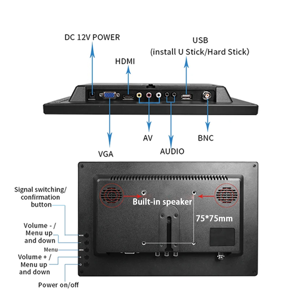 13.3-inch High-Definition 1366 - Retro Gaming Monitor ulasan dan harga