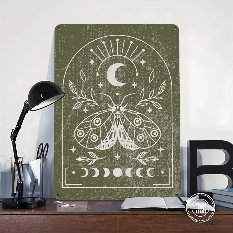 Moth and Moon Poster Customize - Retro Gaming At ulasan dan harga