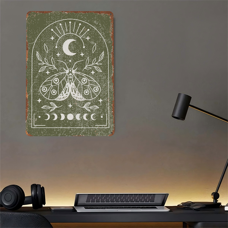 Moth and Moon Poster Customize - Retro Gaming At ulasan dan harga