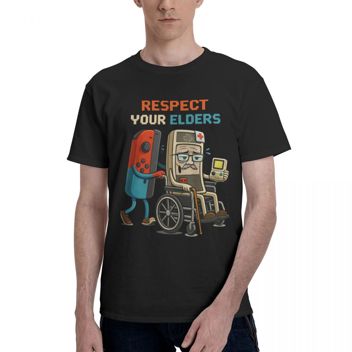 Men Respect Your Elders Gaming - Retro Gaming Gifts For Men ulasan dan harga