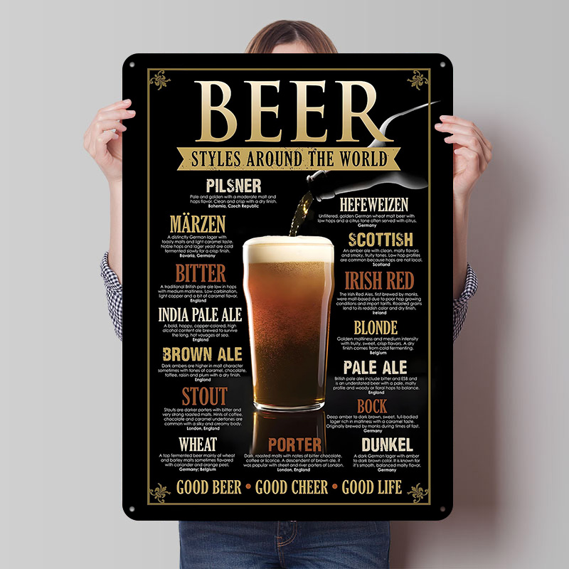 Black Beer Guide Tinplate Post - Retro Gaming Guide ulasan dan harga