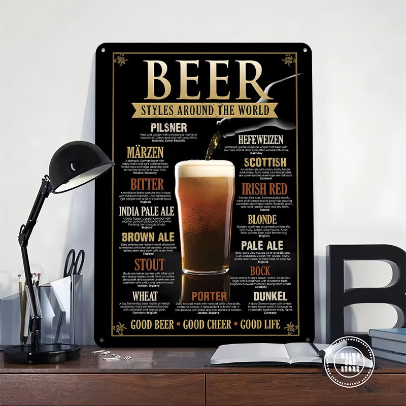 Black Beer Guide Tinplate Post - Retro Gaming Guide ulasan dan harga