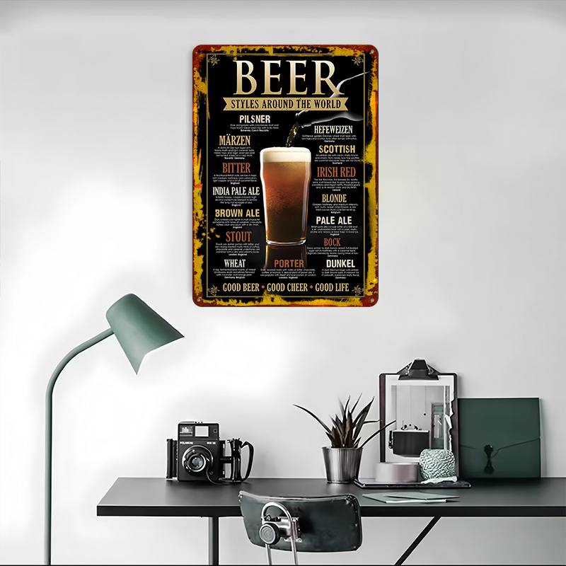 Black Beer Guide Tinplate Post - Retro Gaming Guide ulasan dan harga