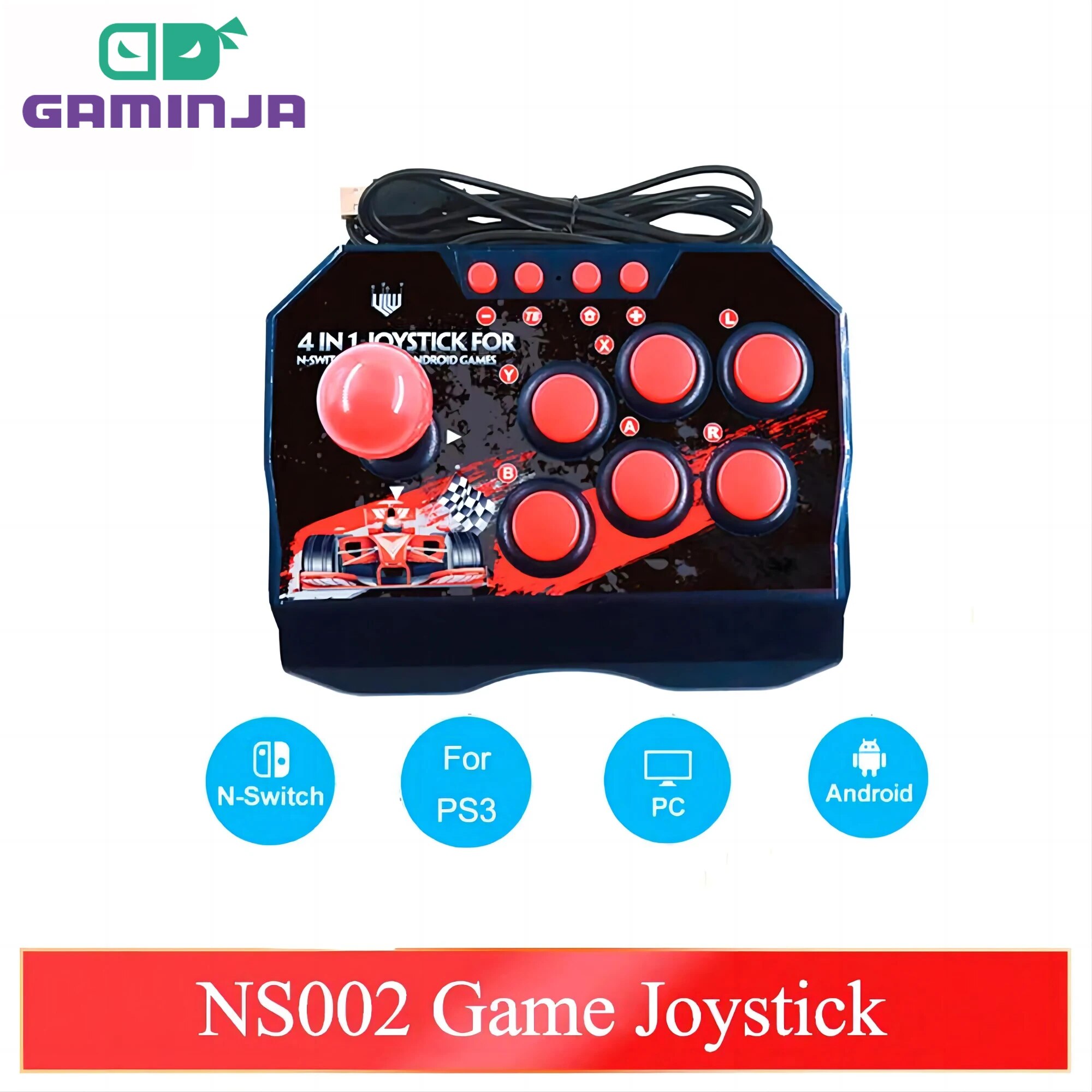 GAMINJA NS002 4 In 1 Retro Arc - Retro Gaming Raspberry Pi 4 ulasan dan harga