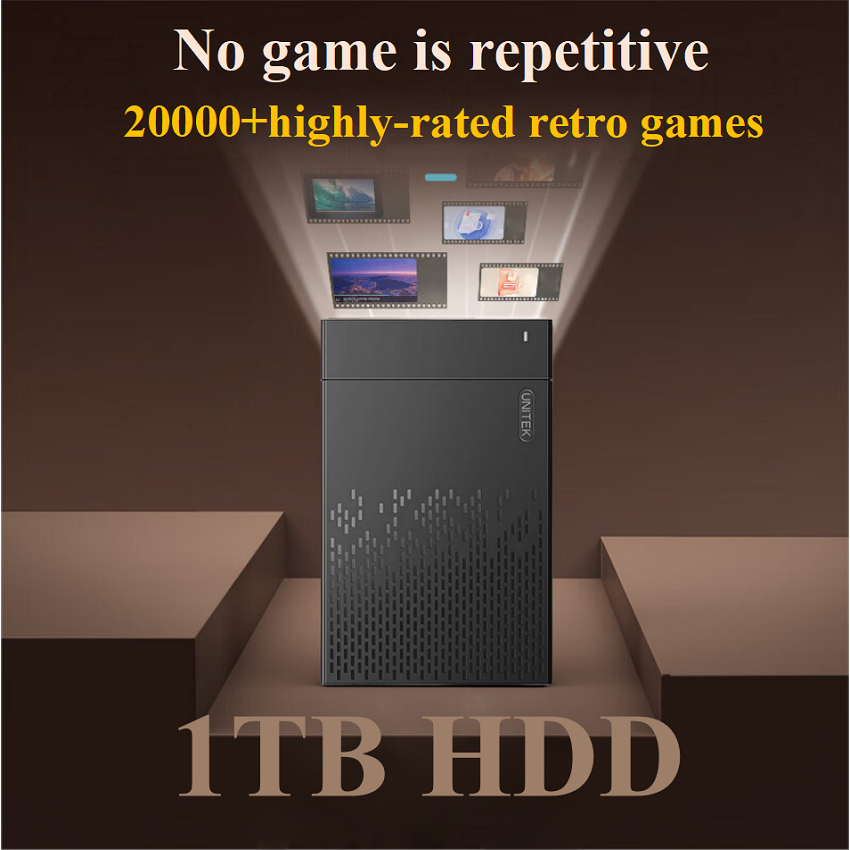 1TB Retro Gaming HDD 20000+ Re - Retro Gaming Monitor ulasan dan harga