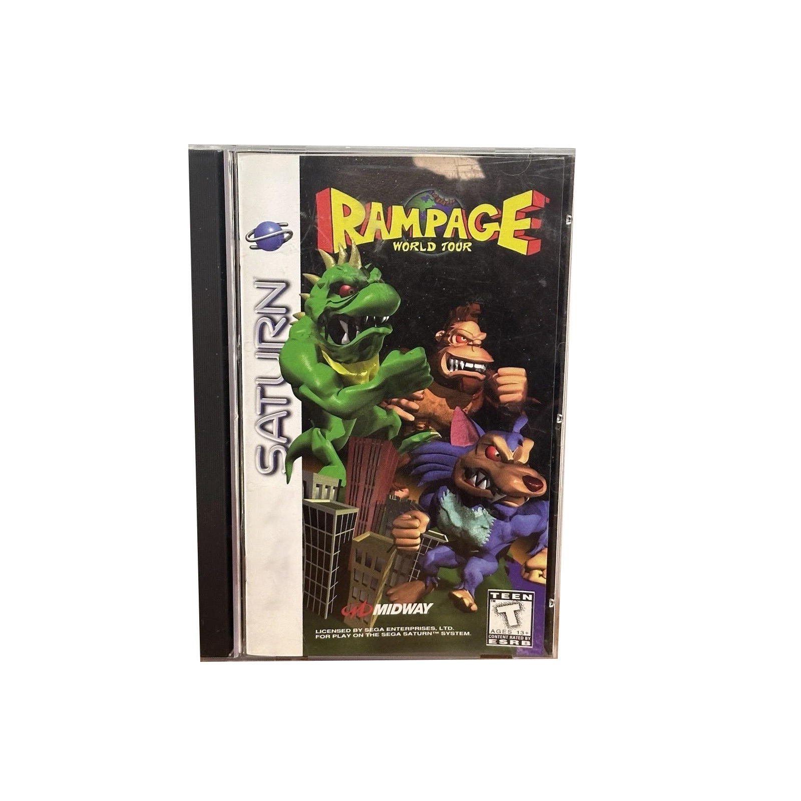 Saturn Copy Disc Game rampage  - Retro Gaming Qss ulasan dan harga
