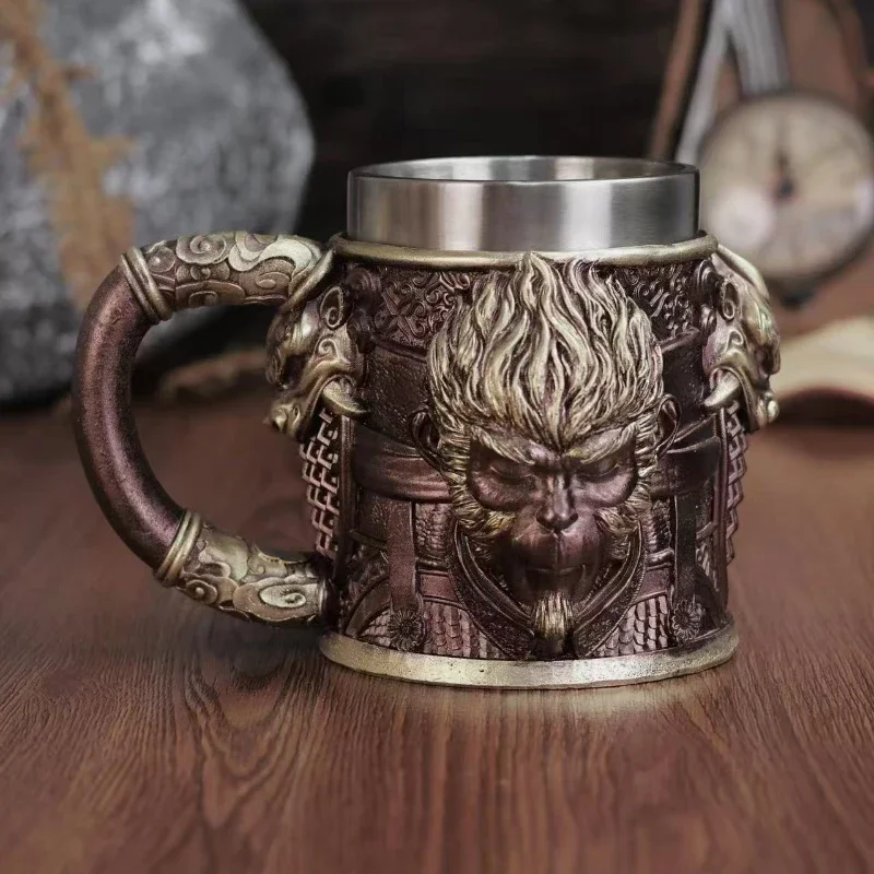 Hot Black Myth Wukong Resin Be - Retro Gaming Gifts For Men ulasan dan harga