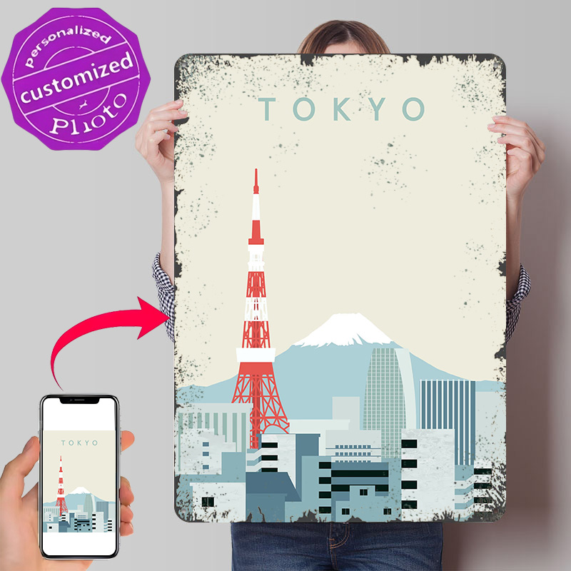 Tokyo Poster Retro 3D Printed  - Retro Gaming Gifts For Men ulasan dan harga