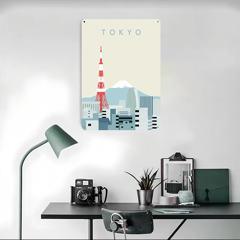 Tokyo Poster Retro 3D Printed  - Retro Gaming Gifts For Men ulasan dan harga
