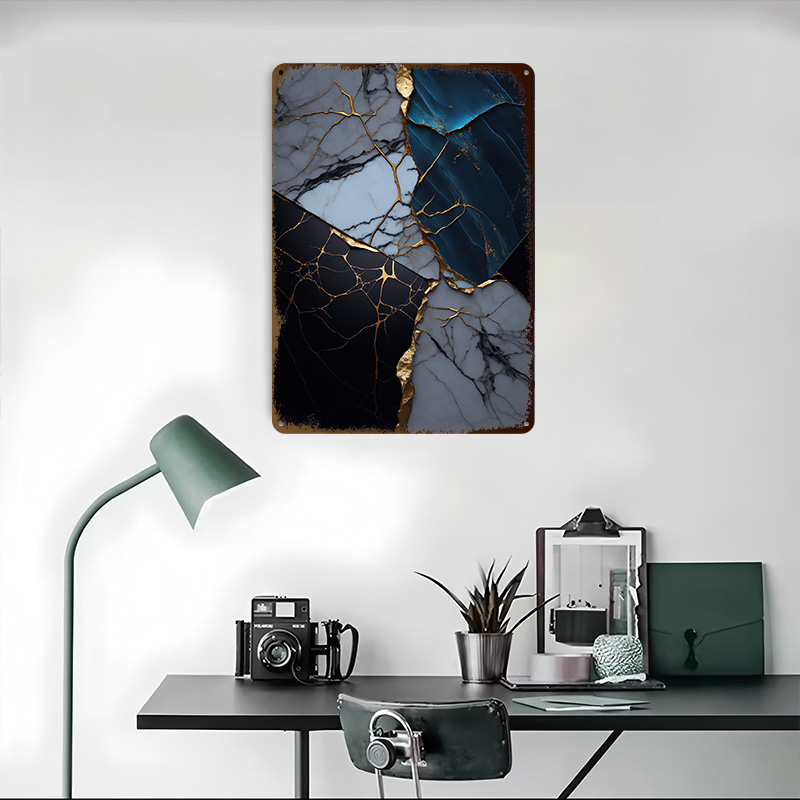 Abstract Marble Kintsugi Poste - Retro Gaming Gifts For Men ulasan dan harga