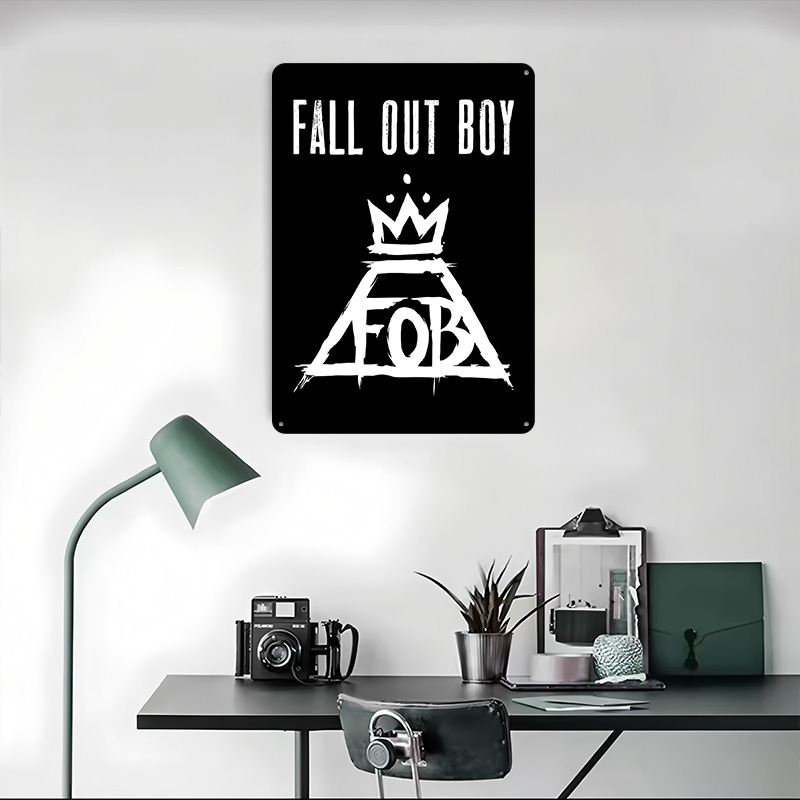 Fall Out Boy Tin Plaque Poster - Retro Gaming Bar ulasan dan harga