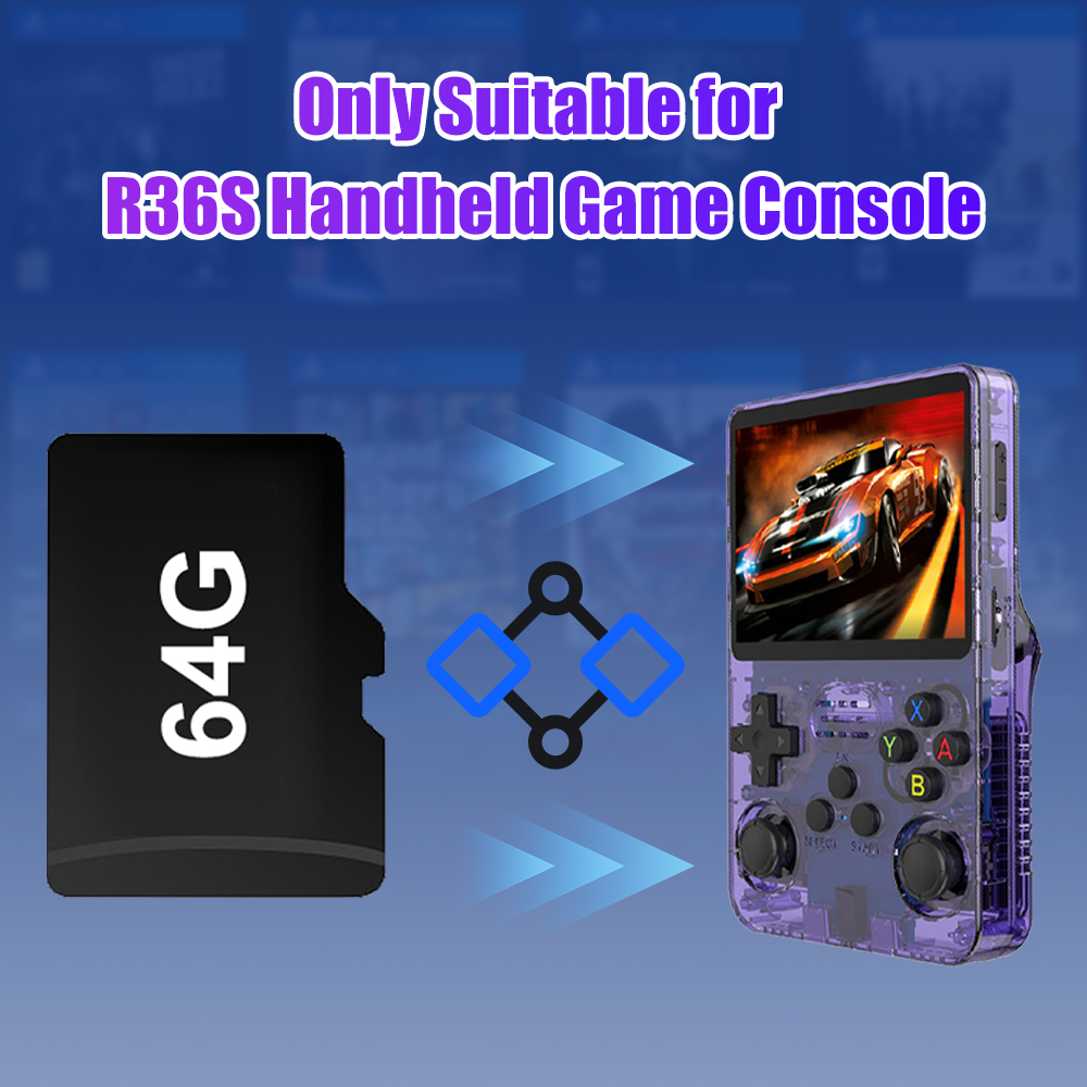 64G Game TF Card for R36S Vide - Retro Gaming Qss ulasan dan harga