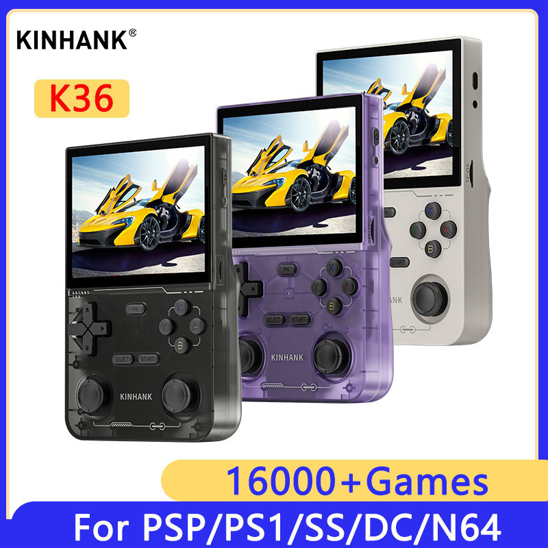 KINHANK K36 Retro Handheld Vid - Retro Gaming Qss ulasan dan harga