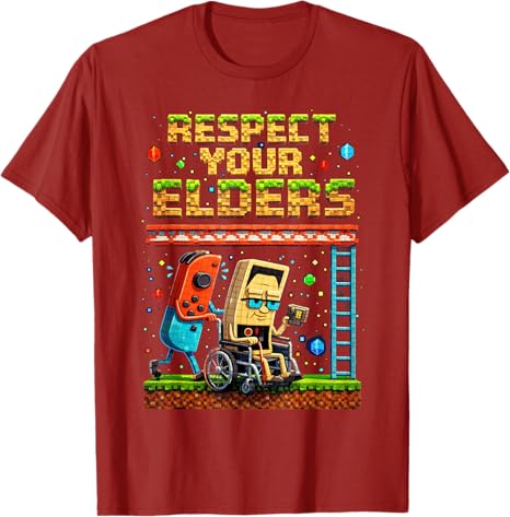 Respect Your Elders Retro Gami - Retro Gaming Gifts For Men ulasan dan harga