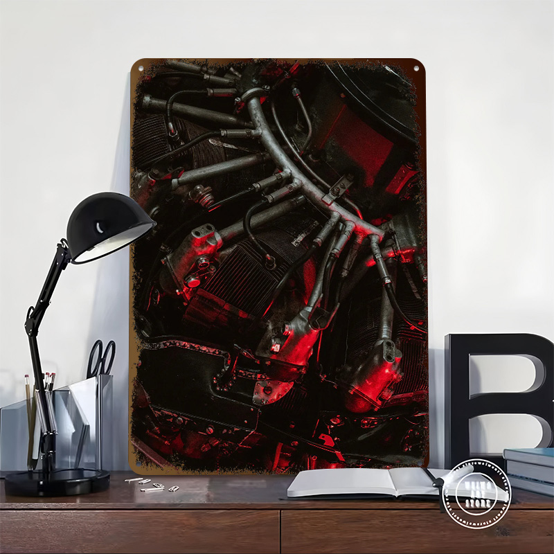 Star Motor Tinplate Poster Cus - Retro Gaming Bar ulasan dan harga