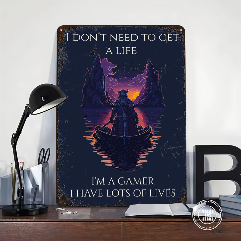 Gaming Quote Printing Poster C - Retro Gaming Bar ulasan dan harga
