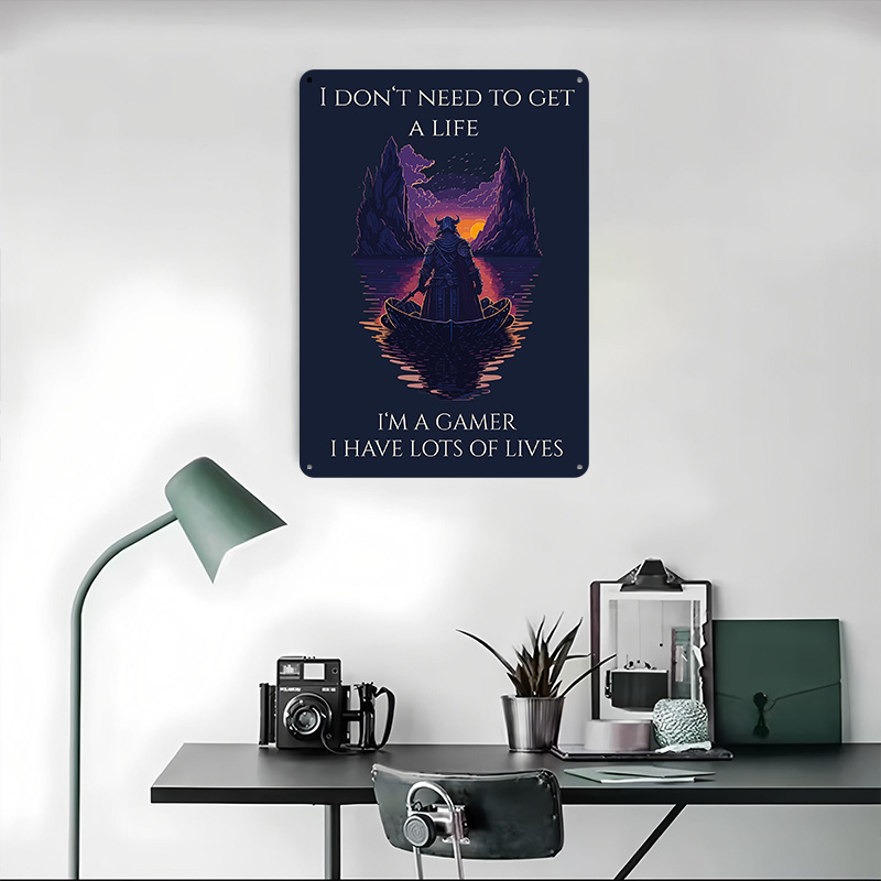 Gaming Quote Printing Poster C - Retro Gaming Bar ulasan dan harga