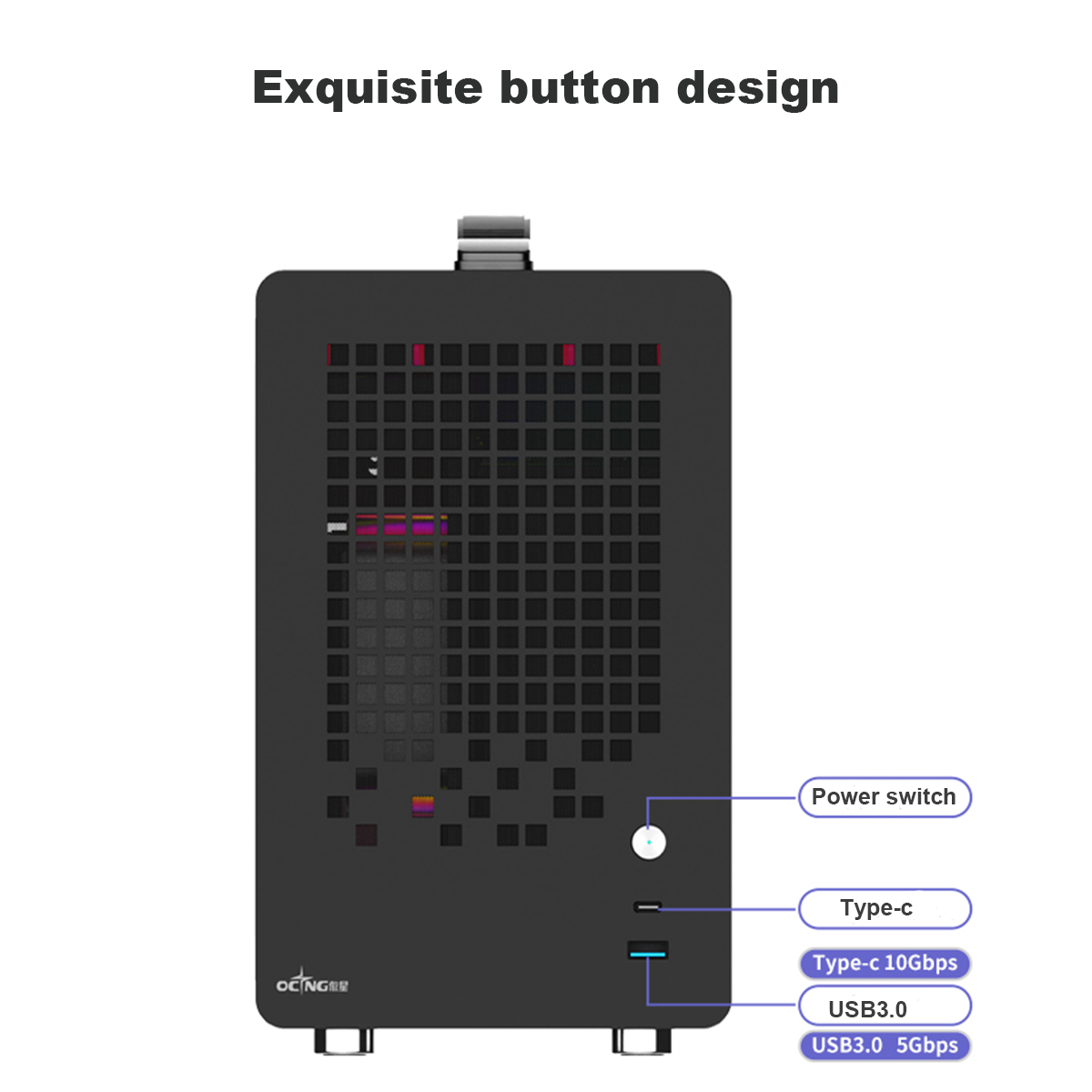 OCNG Weijie PRO Computer Case  - Retro Gaming Pc Case ulasan dan harga