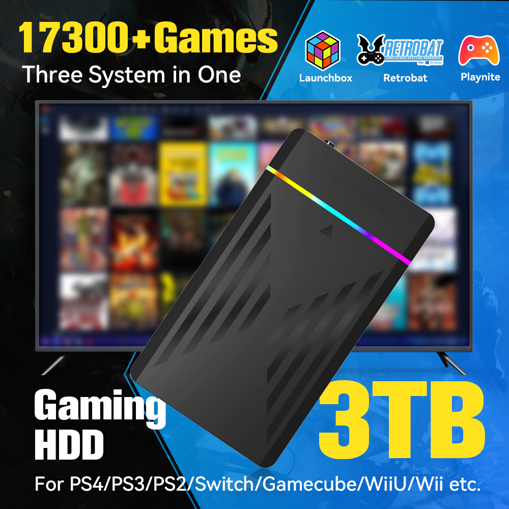 3TB Portable Gaming HDD Launch - Retro Gaming Monitor ulasan dan harga